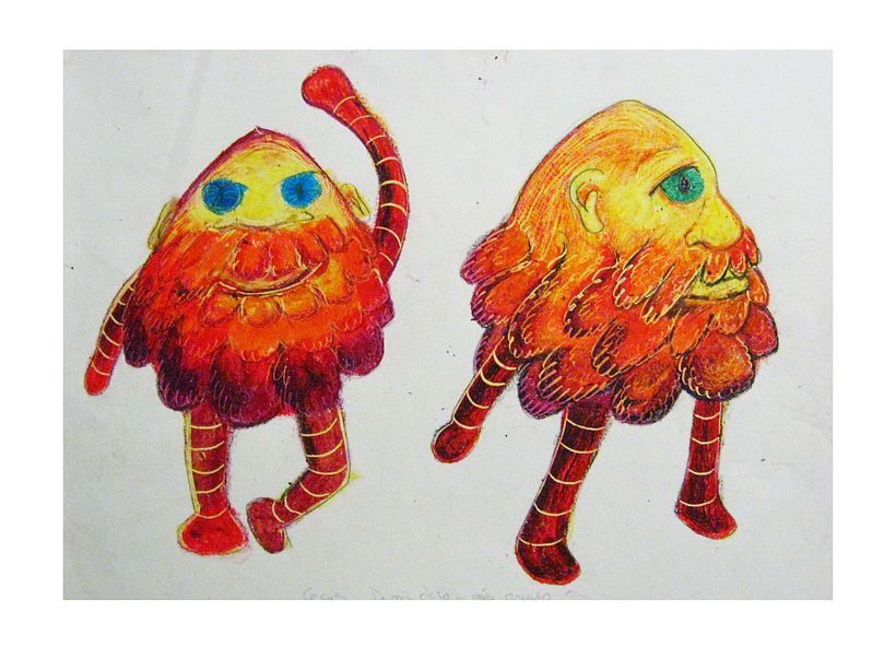 Ilustraciones con ceras de colores  8