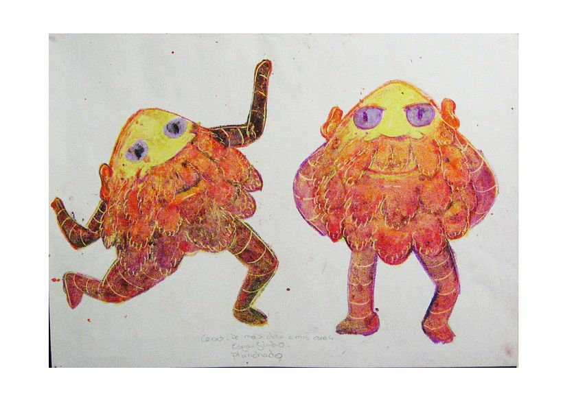 Ilustraciones con ceras de colores  7