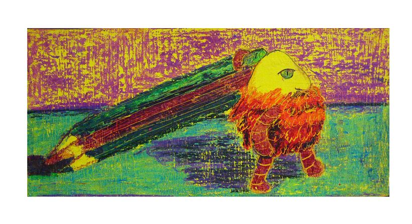 Ilustraciones con ceras de colores  3