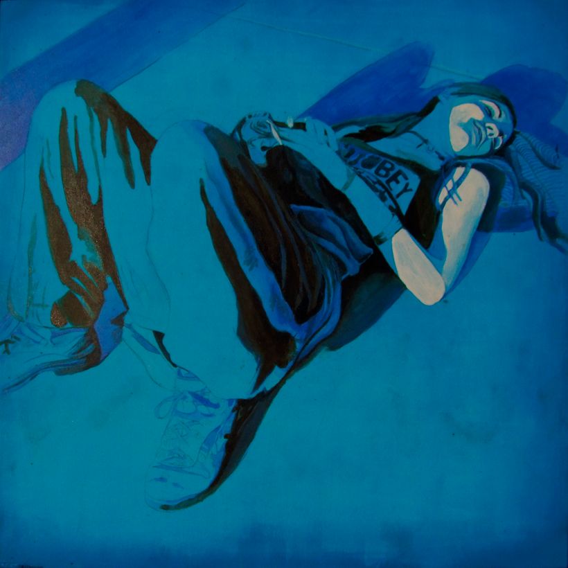 Portraits in blue 5