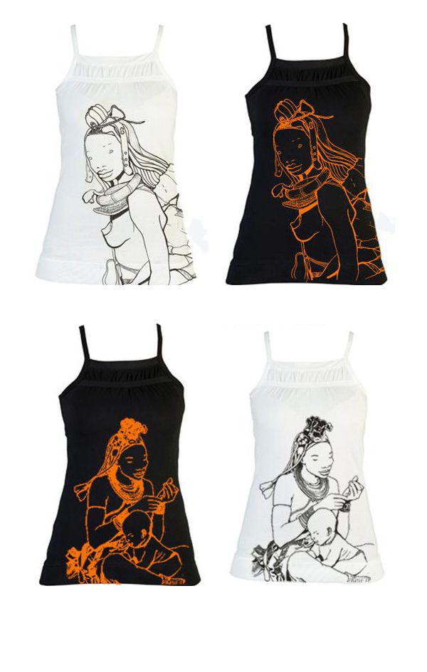 More about Himbas. Illustrations and T-shirts 6