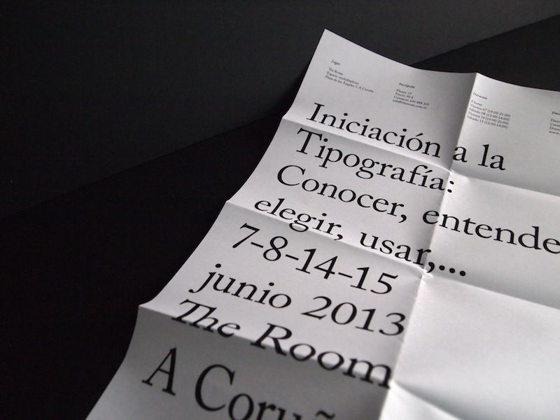 Cartel curso de tipografía 9