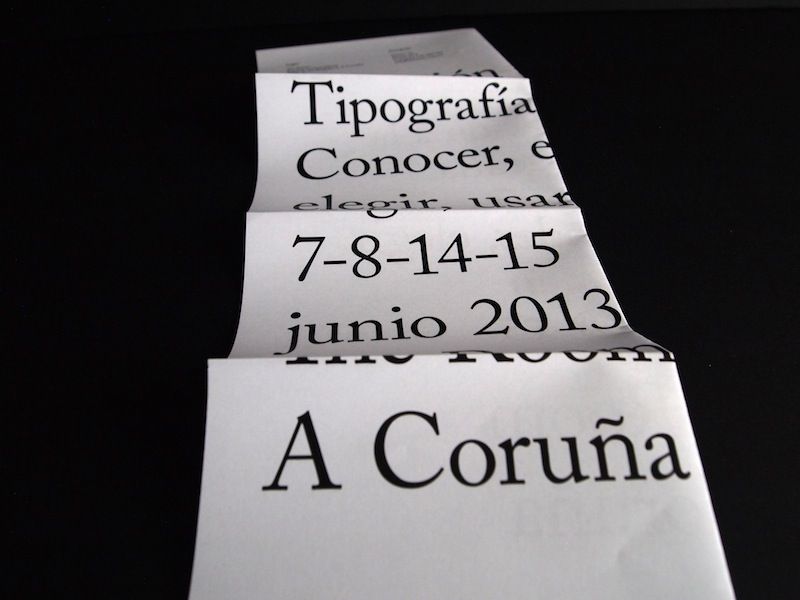 Cartel curso de tipografía 7