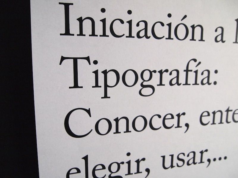 Cartel curso de tipografía 4