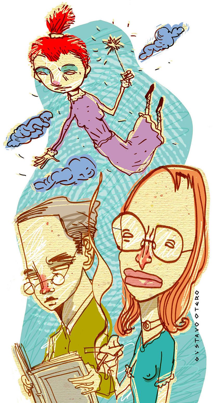 Ilustraciones Gustavo Otero revista Interviú 14