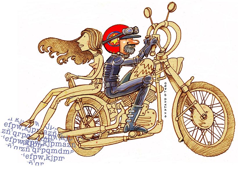 Ilustraciones Gustavo Otero revista Interviú 12