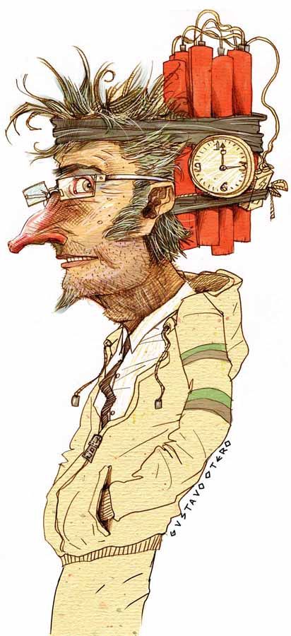 Ilustraciones Gustavo Otero revista Interviú 9