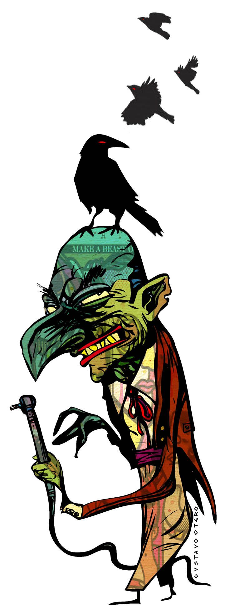 Ilustraciones Gustavo Otero revista Interviú 3