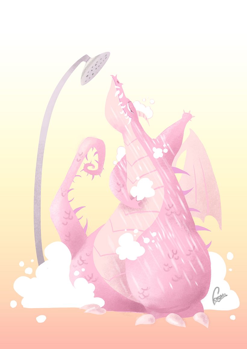 dragones en el baño 3