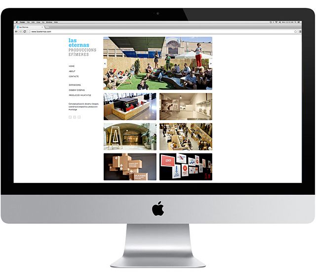 Las Eternas website 3