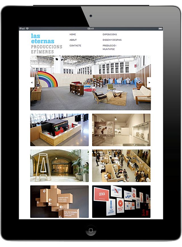 Las Eternas website 2