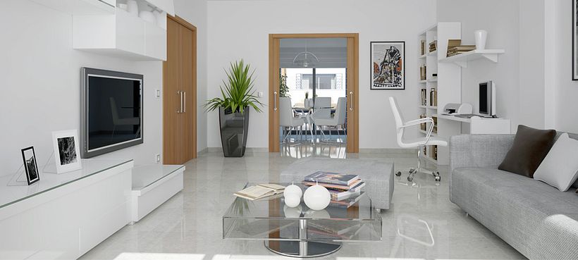 Salon viviendas pareadas 1