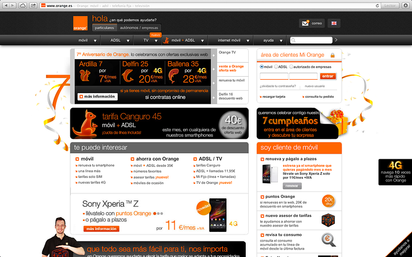 7º cumpleaños Orange 5