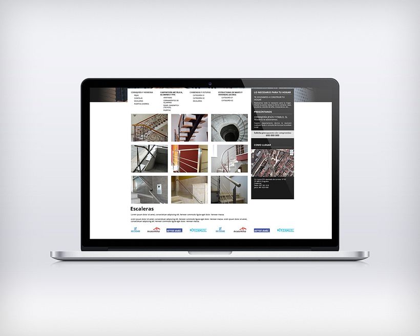 Diseño web Cerrajería Jeypa 2