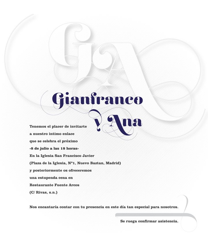 Invitación boda on-line 1