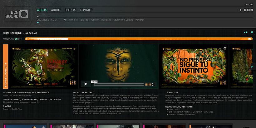 Web & Logo Design for BCNSOUND - Music Studio 4