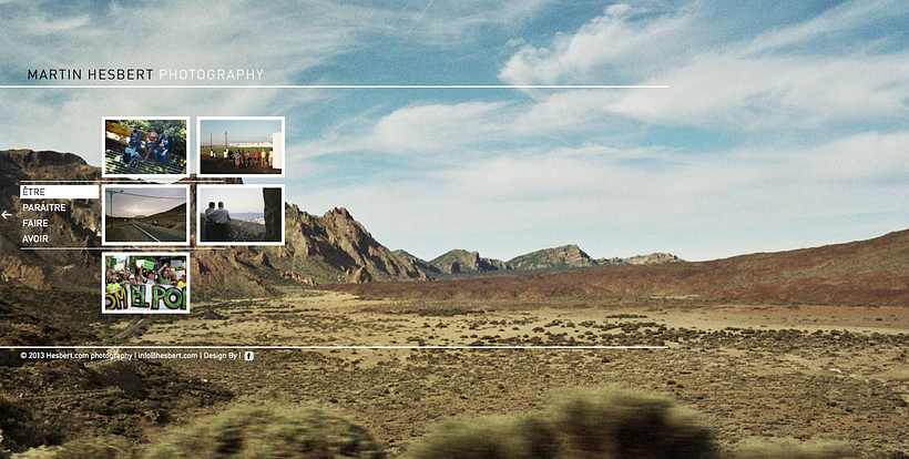 Web for french photographer based in Barcelona 3
