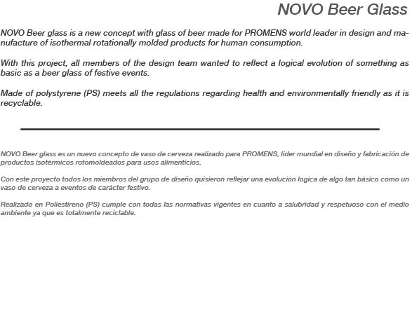 NOVO - Beer Glass 1
