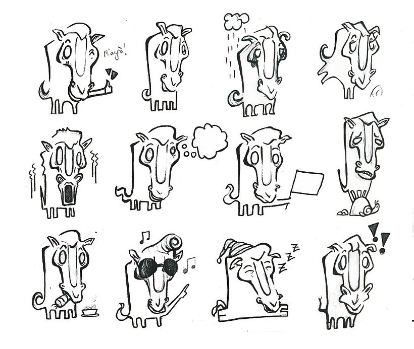 Character Design / Merchandising : Fuero the horse 1