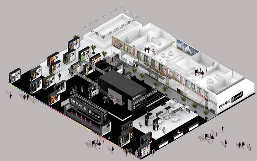 PROYECTO STAND COMUNIDAD Y AYUNTAMIENTO DE MADRID FITUR  2012 2
