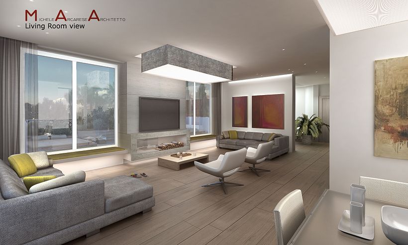 PROYECTO INTERIORISMO PARA VILLA, EN ROMA 1