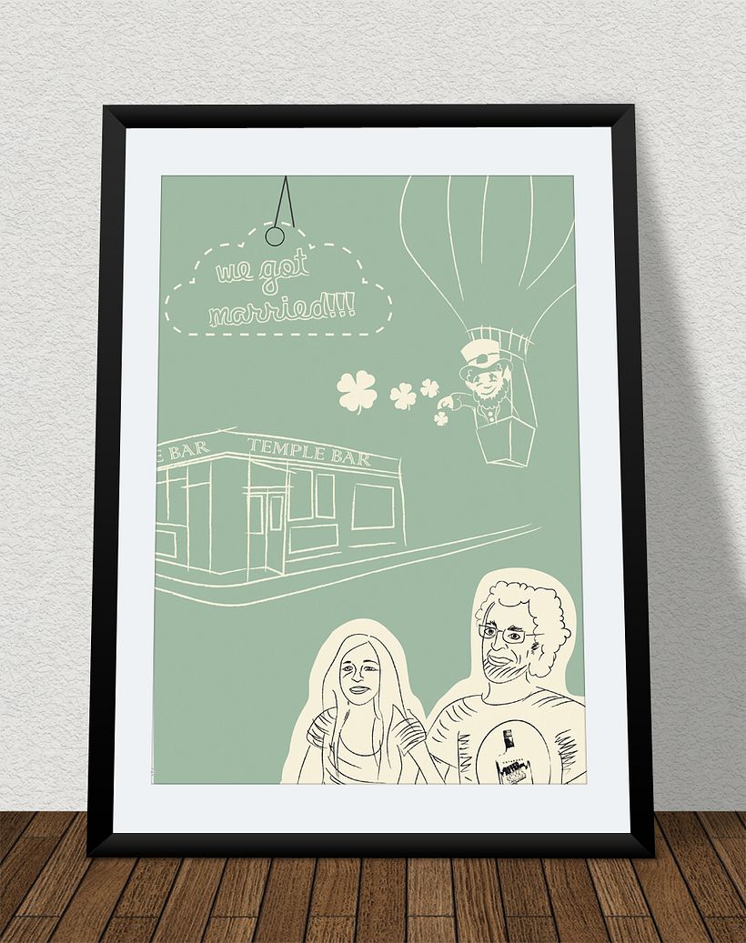 Lámina decorativa. Regalo de bodas. 1