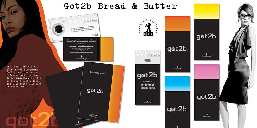 Diseño de carteles got2b para Bread & Butter 1