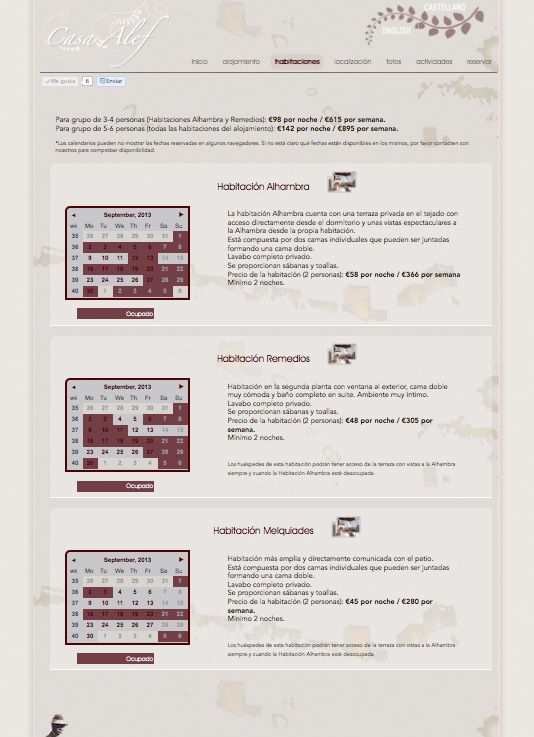 Portal web para alojamiento 1
