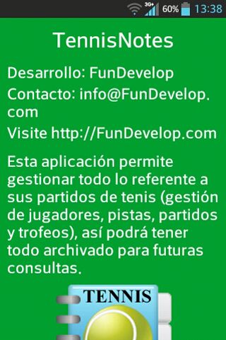 TennisNotes para Android 4