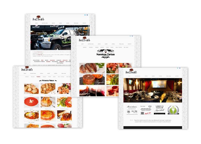 Incanto Café website 2