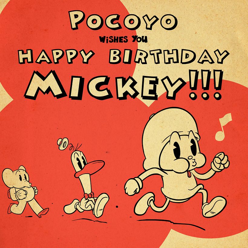 Homenaje a Mickey Mouse de parte de Pocoyo -1