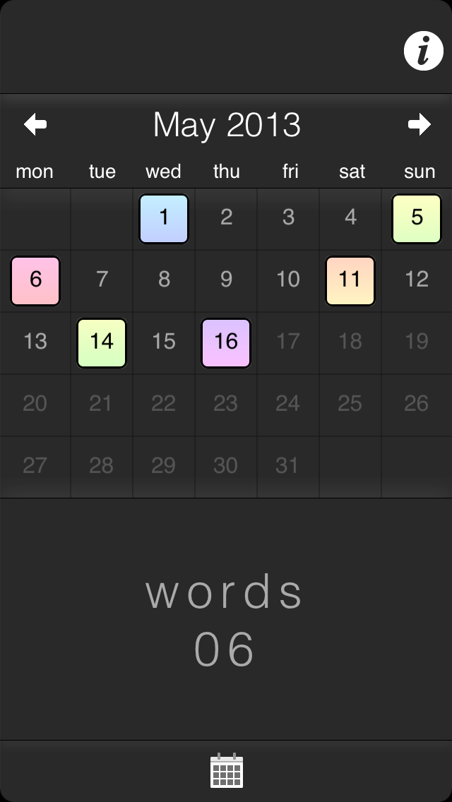 Word Diary - Design