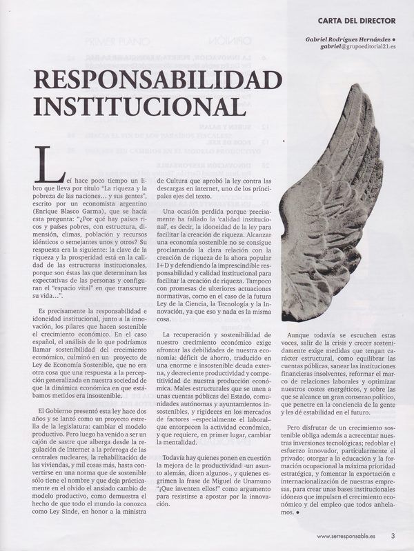 SER RESPONSABLE EN EL S.XXI - Design