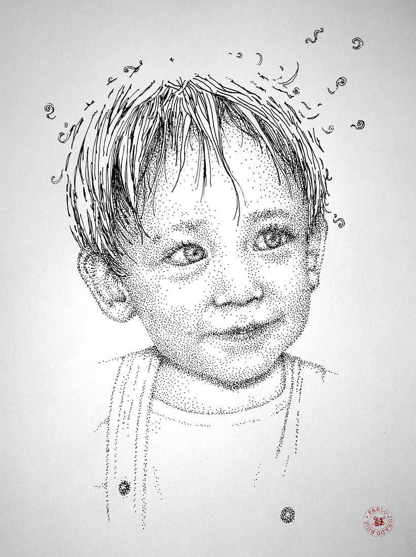 Childhood allegory - Traditional illustration