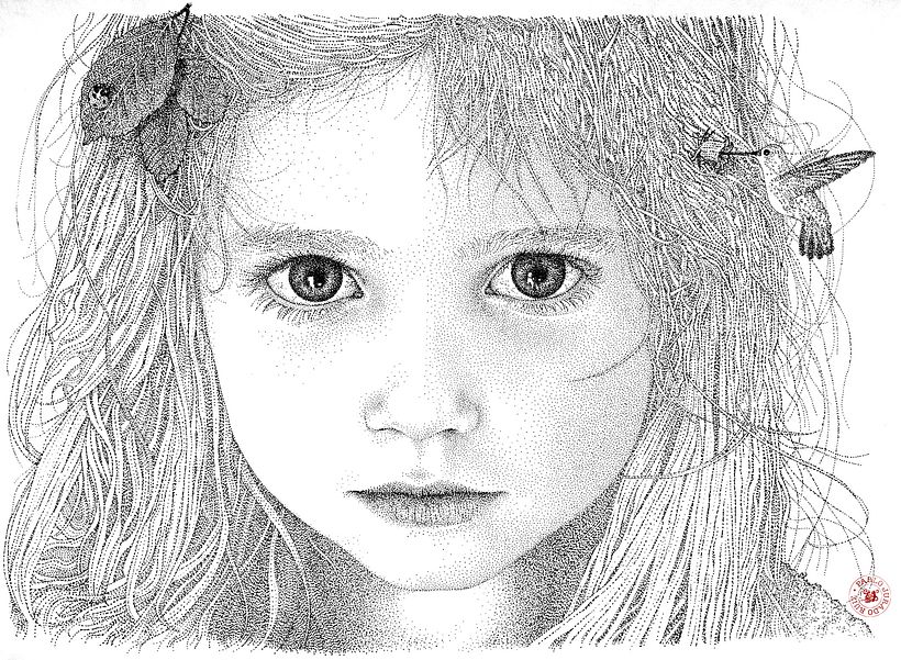 Childhood allegory - Traditional illustration