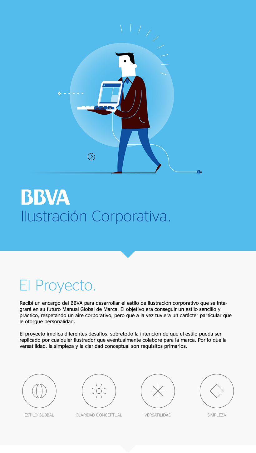BBVA Ilustración Corporativa. 0