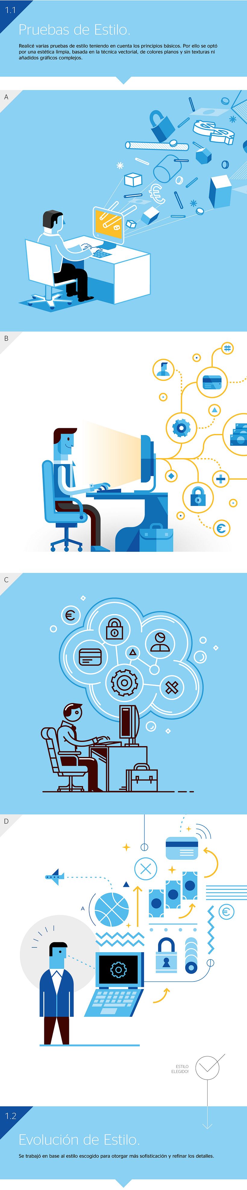 BBVA Ilustración Corporativa. 1