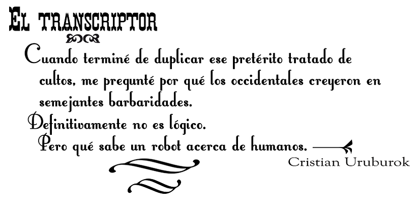 EL TRANSCRIPTOR - Ilustración 1
