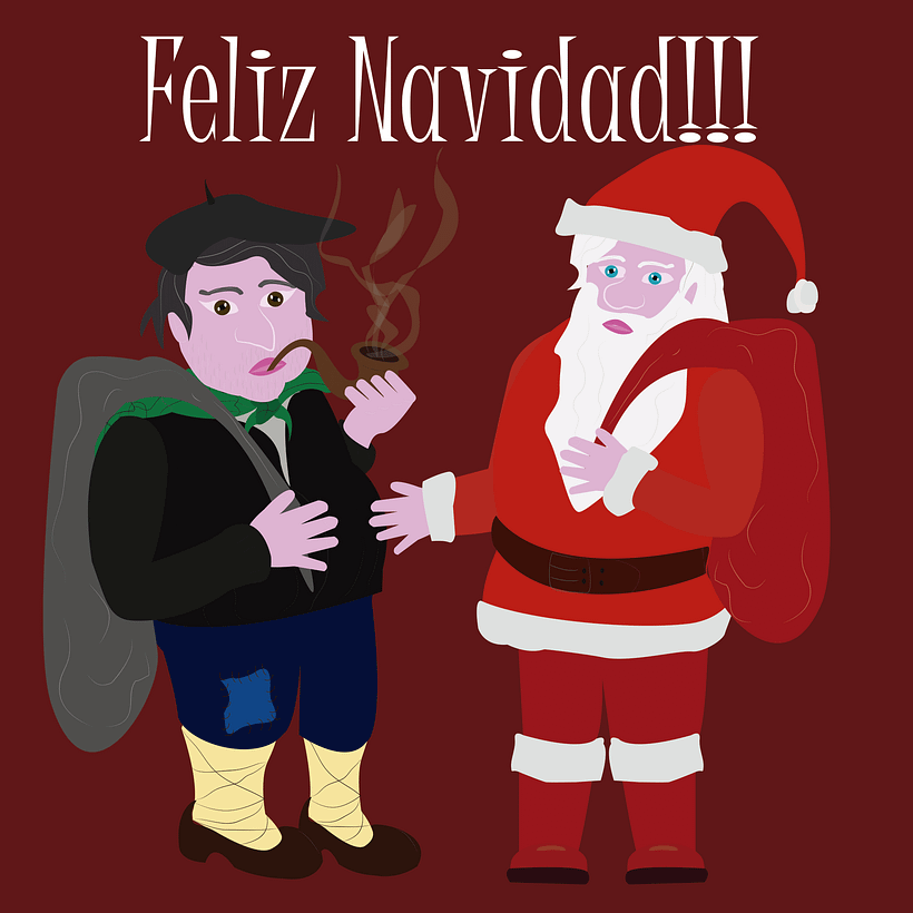 Olentzero y Papa Noel 0
