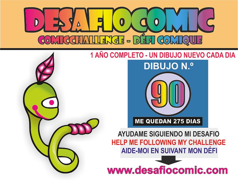 Algunos personajes recientes del desafio en  facebook 2