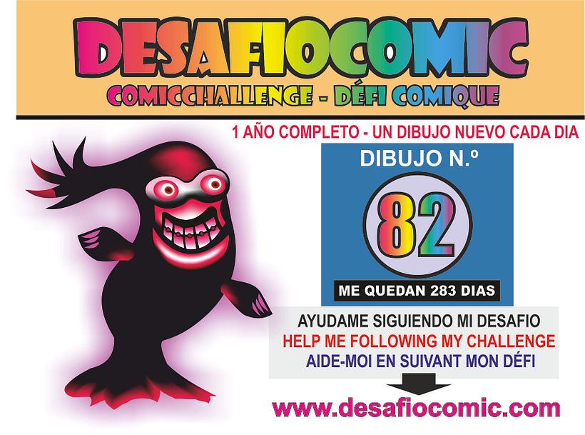Algunos personajes recientes del desafio en  facebook 5