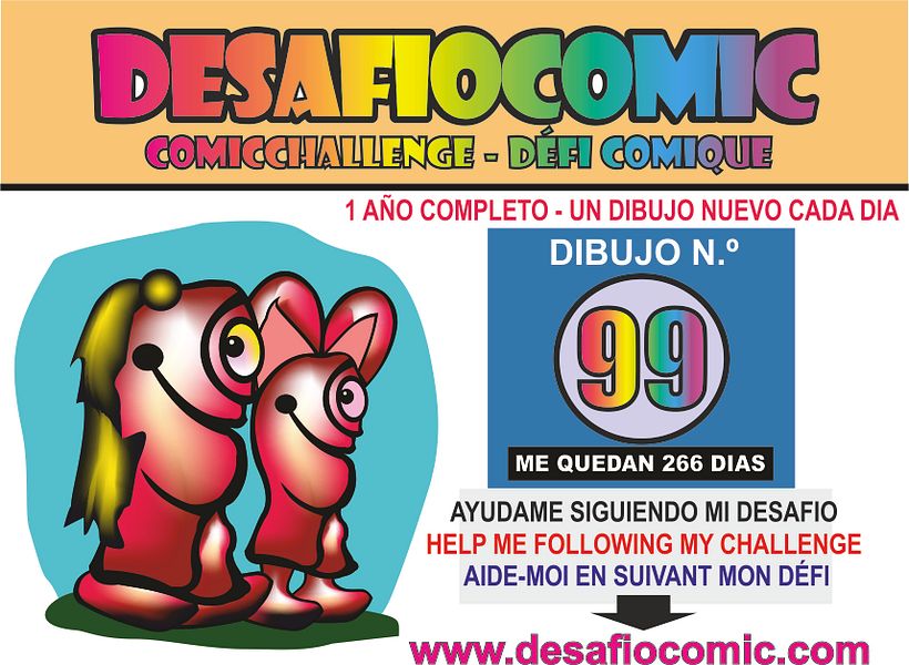 Algunos personajes recientes del desafio en  facebook 5