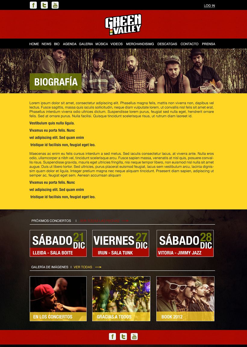 Diseño web - Green Valley 1