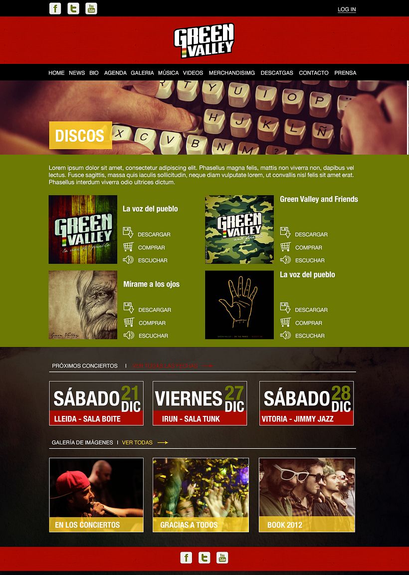Diseño web - Green Valley 2