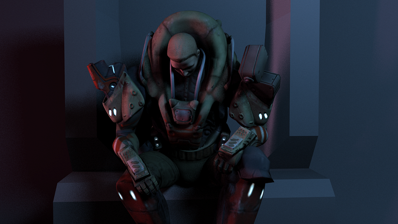 Personaje Scify. Basado en el concept de RedSteam Gameloft 1