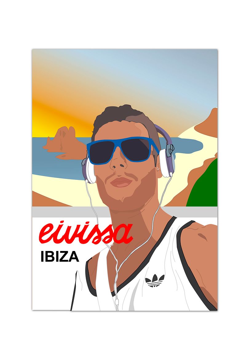 Ilustración para revista de a bordo Ling de Vueling. 2