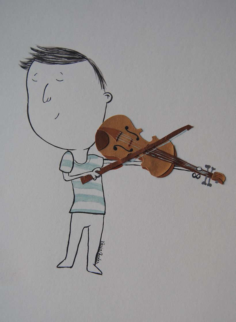 Collage violinista -1
