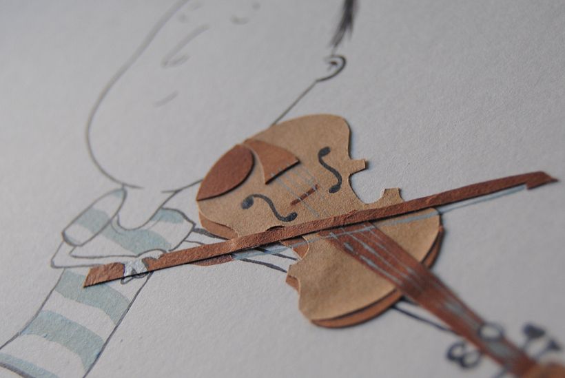Collage violinista 1