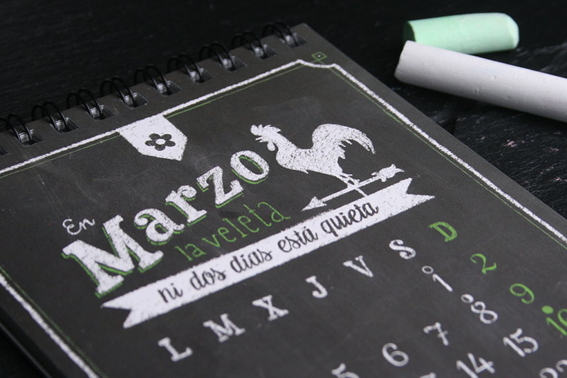 Calendario Refranero 2014 - Diseño