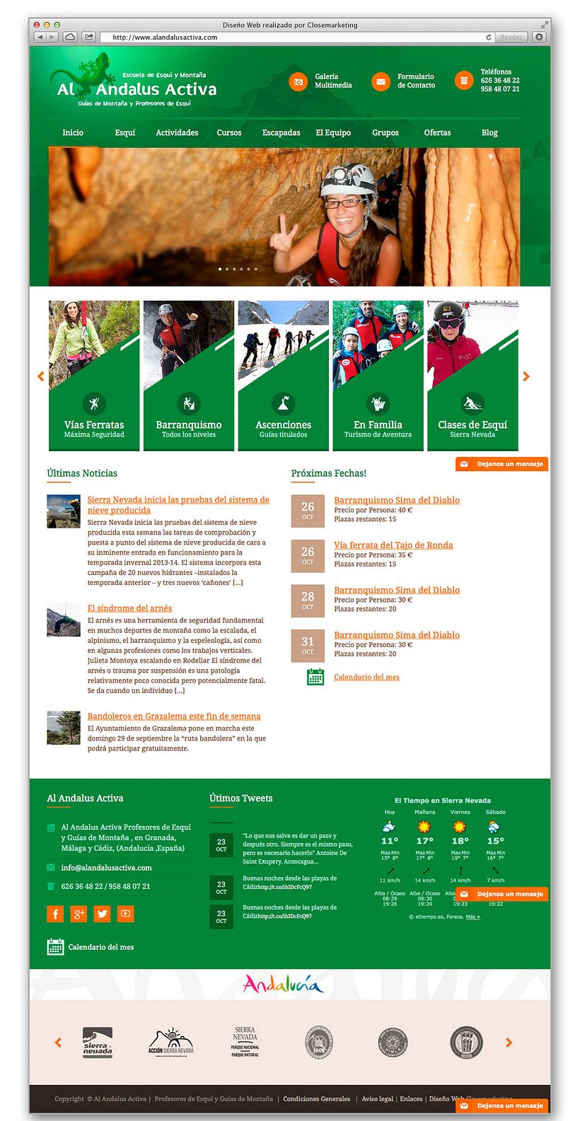 Diseño Web AlAndalusActiva.com 0